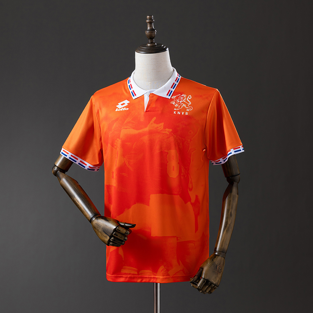 Camiseta Retro 1996 Países Bajos Local AAA calidad fan