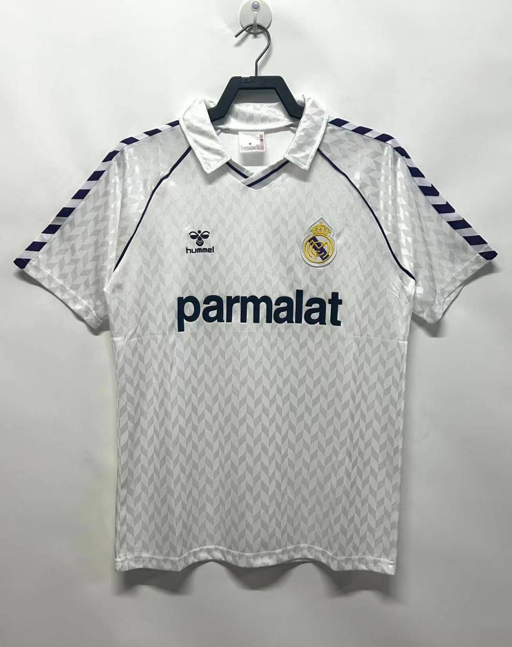 1986/1987 Retro Real Madrid Home Soccer Jersey AAA fan-grade
