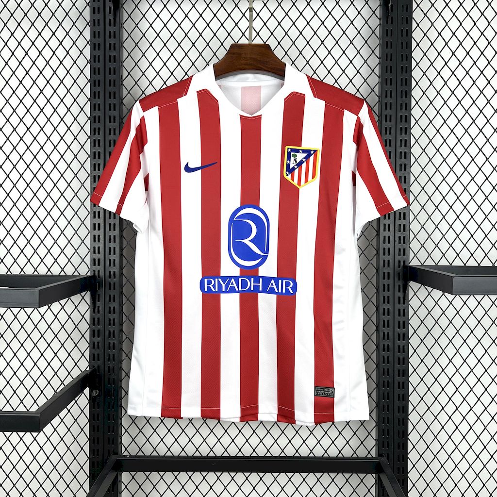 2025/2026 Atletico Madrid Home Football Jersey AAA fan-grade
