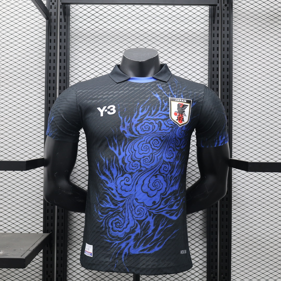 2024 Player Version Japan Special Edition x Y3 Blue Vein AAA fan-grade