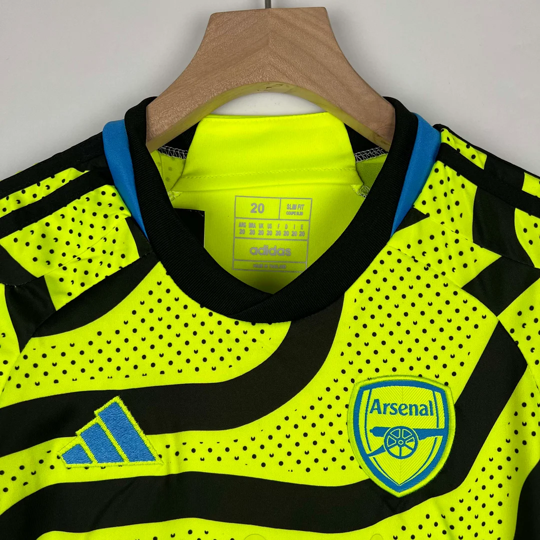 2023/2024 Arsenal Auswärts Fußballtrikot Kindergröße — view 3