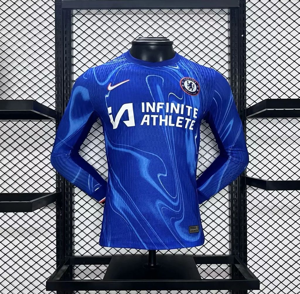 2024/2025 Long Sleeves Chelsea Home Football Shirt Player Version AAA fan-grade