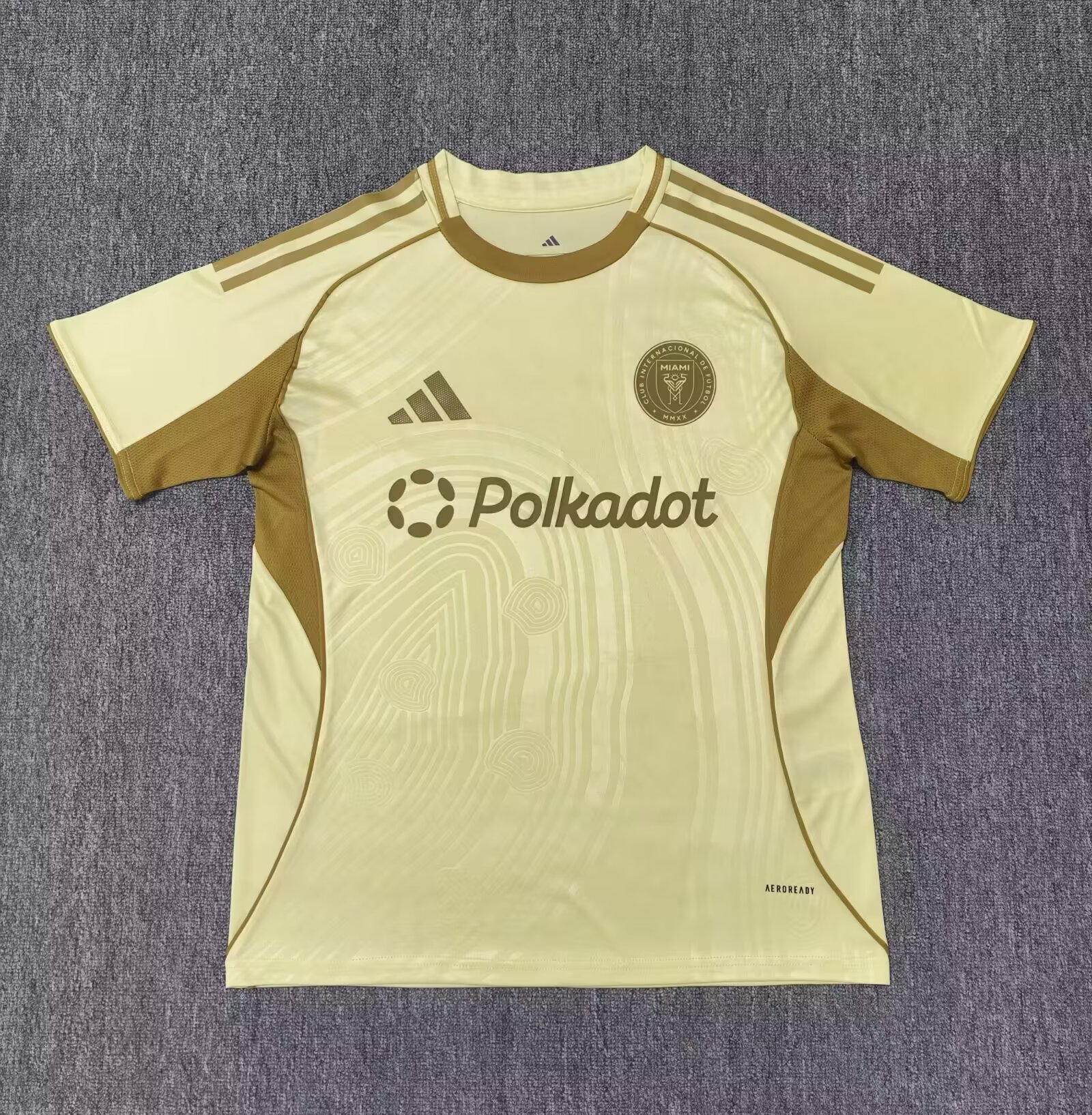 2025/2026 Inter Miami Training clothes Yellow Football Jersey AAA fan-grade