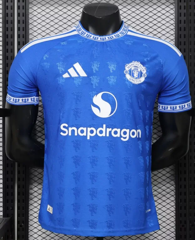 2026/2027 Player Version Manchester United Special Edition Blue Football Jersey 1:1 Thai Quality