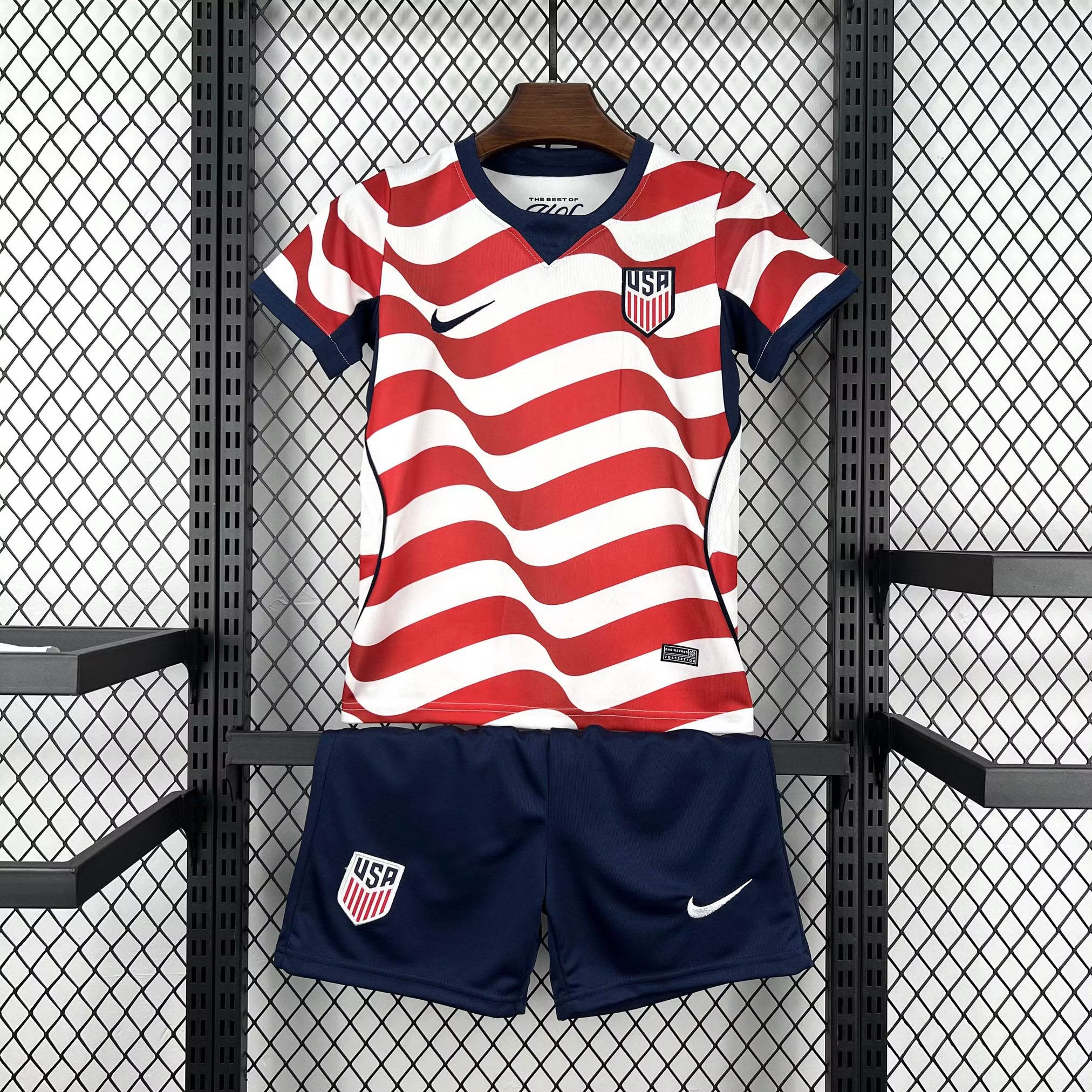 2026 United States National Team Home Football Jersey 1:1 Thai Quality Kids Size