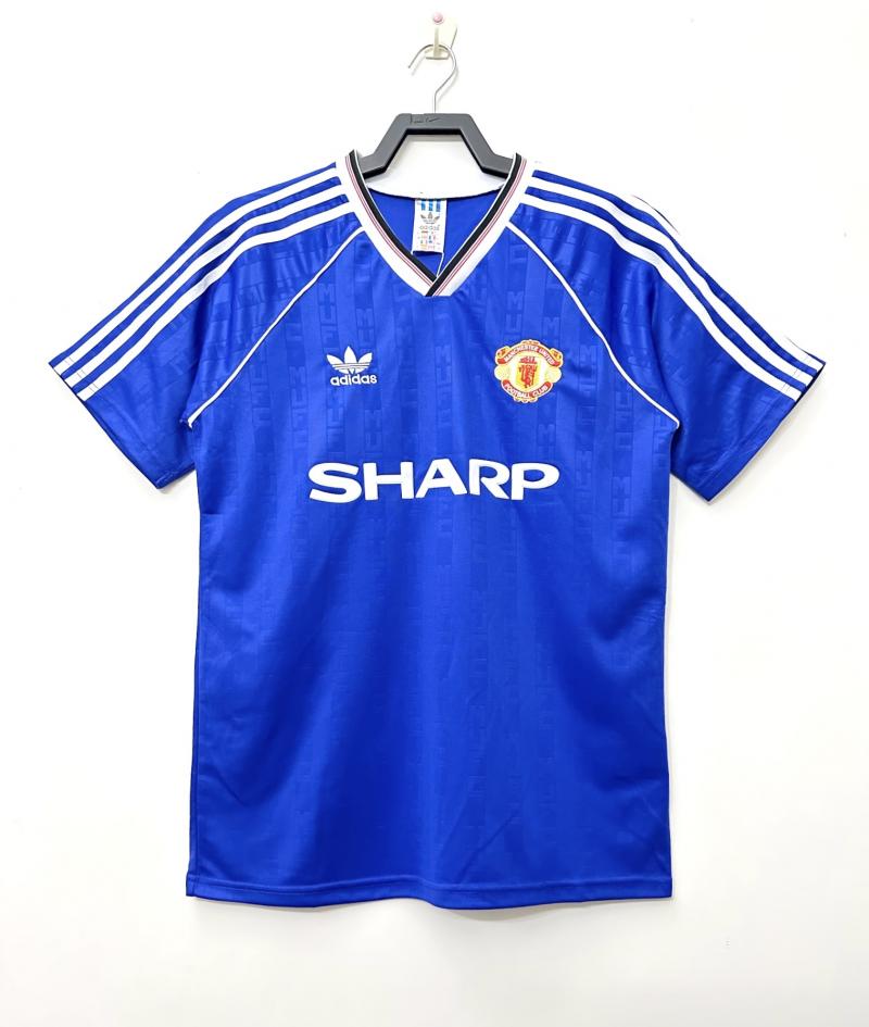 1988-1990 Retro Manchester United Third Away Football Shirt AAA fan-grade