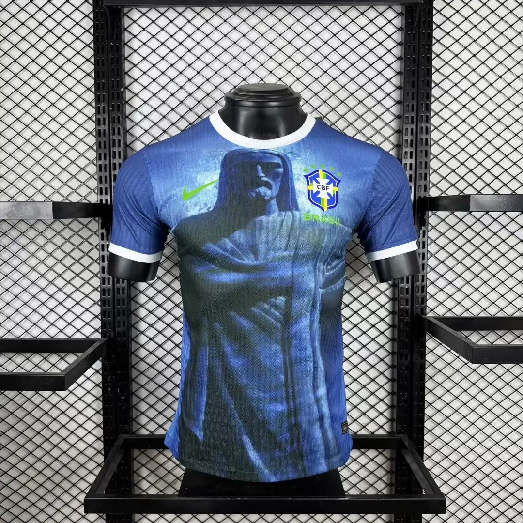 2025/2026 Player Version Brazil Jesus Special Edition Football Jersey AAA fan-grade