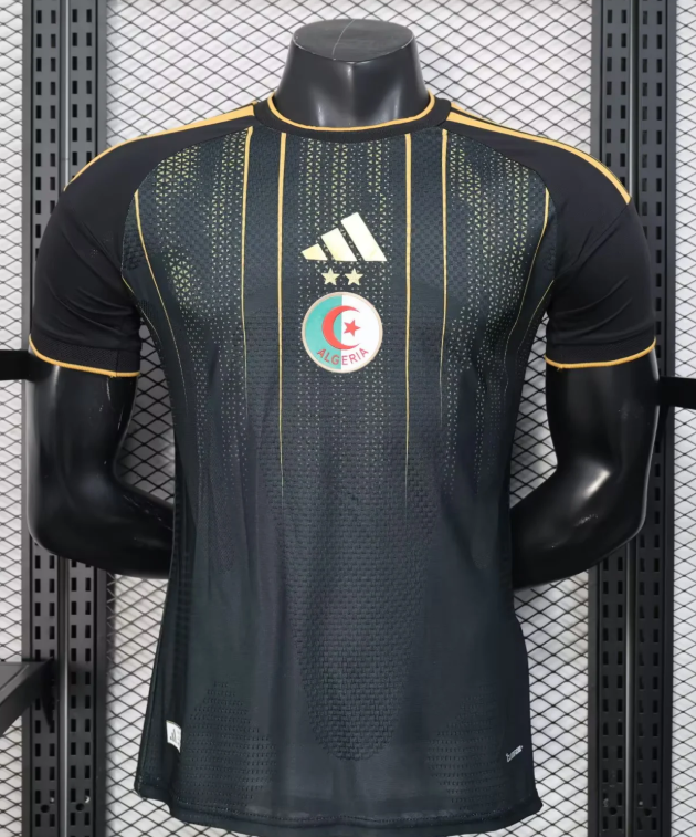 2026 Player Algeria National Team Training Suit Black Football Shirt AAA fan-grade