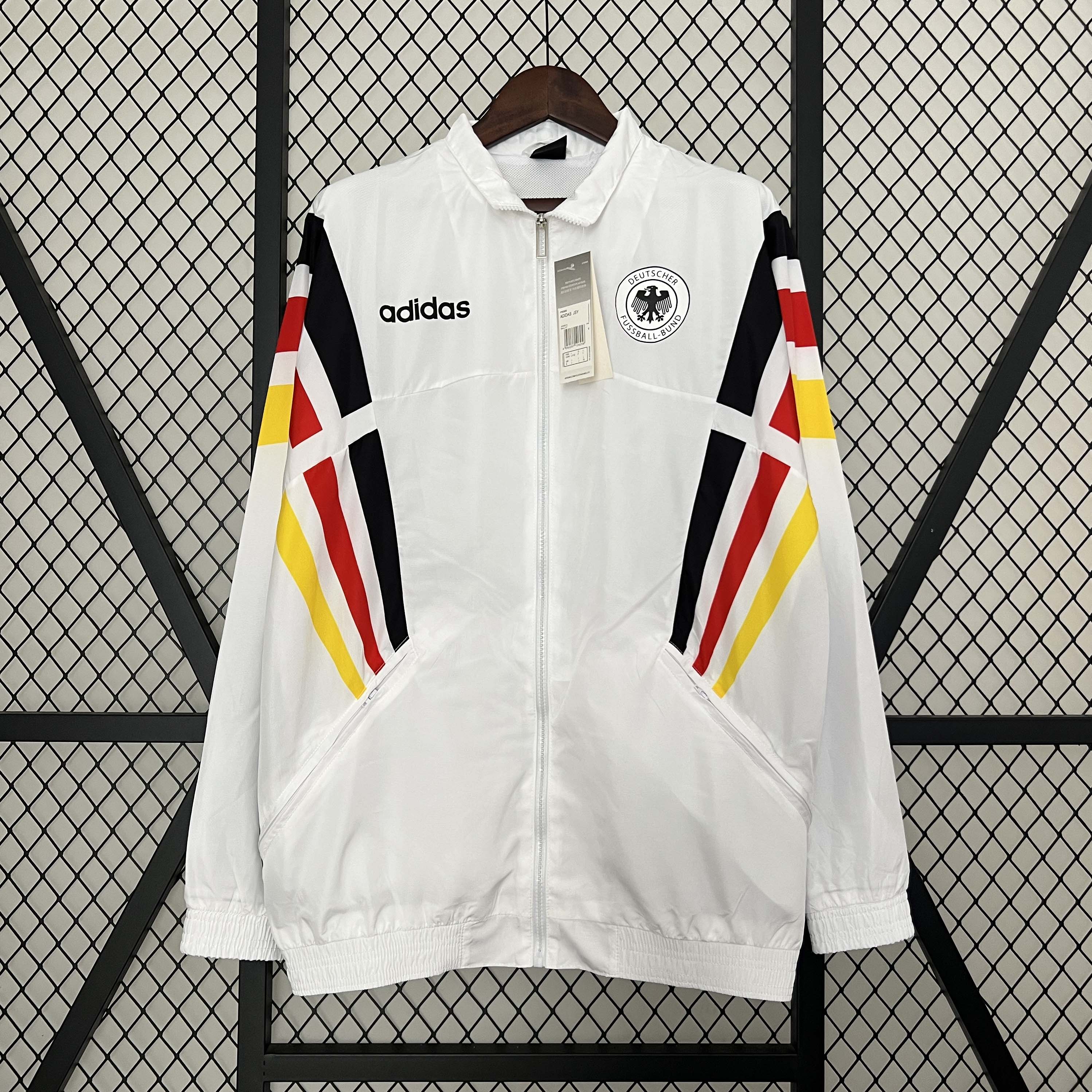 Blouson coupe-vent Allemagne 2024 Blanc Maillot de football