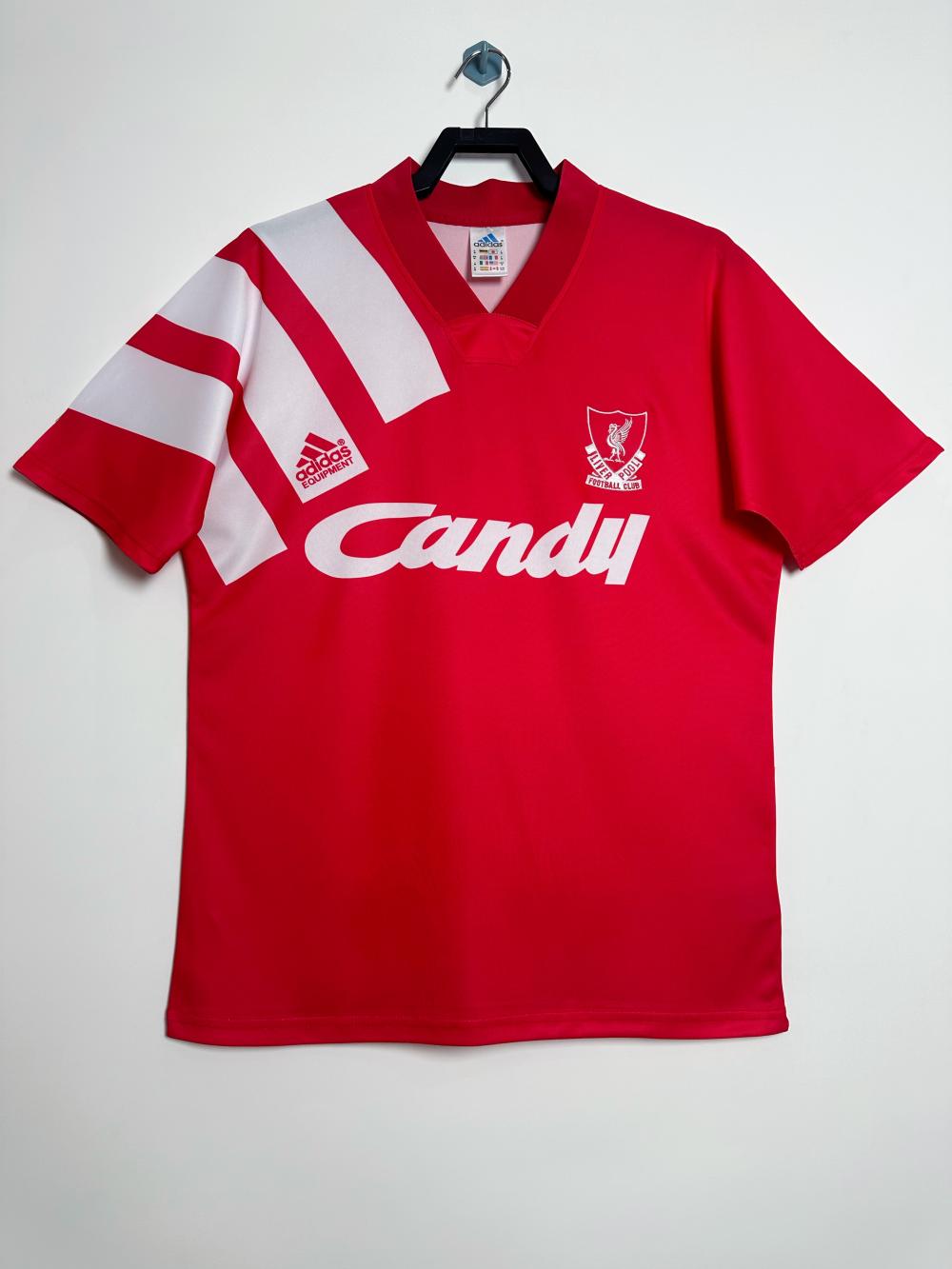 1991-1992 Retro Liverpool Camiseta Local Calidad Tailandesa