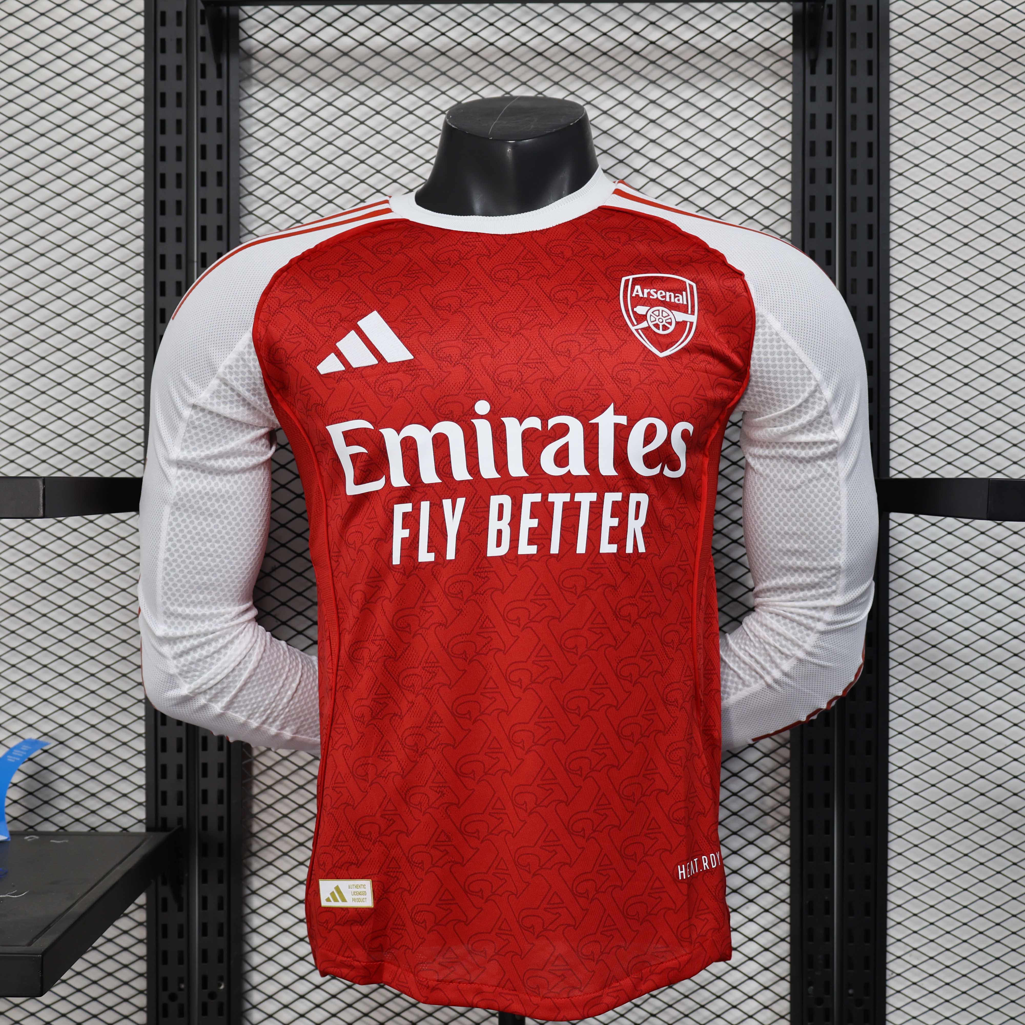 2025/2026 Long Sleeves Player Version Arsenal Home Football Shirt AAA fan-grade