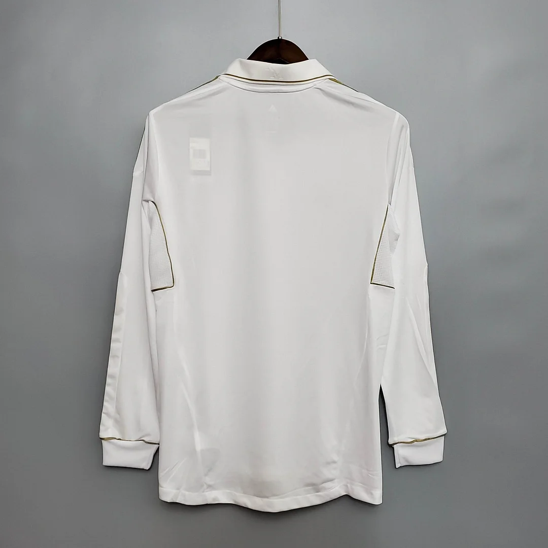 2011/2012 Retro Long Sleeve Real Madrid Home — view 2