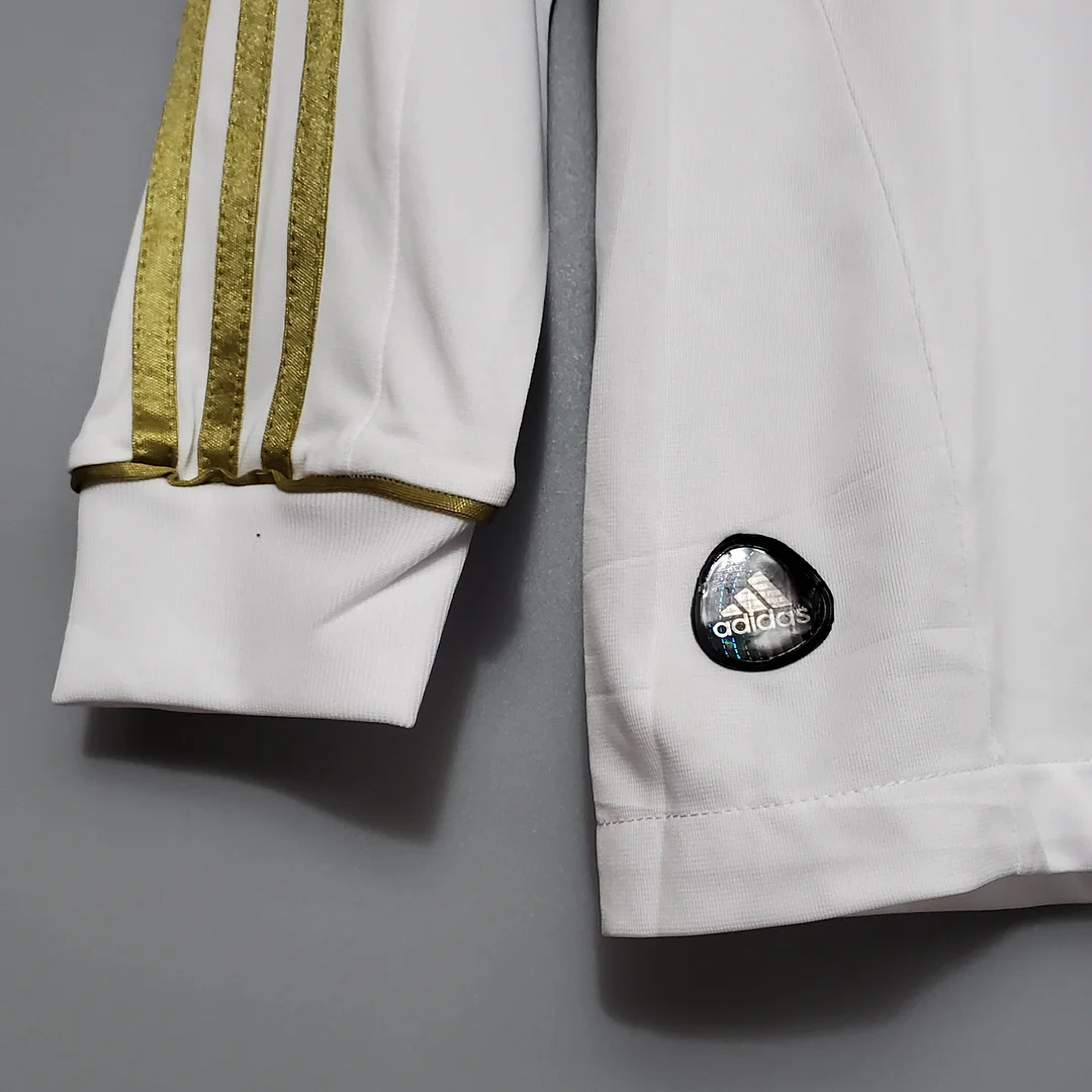 2011/2012 Retro Long Sleeve Real Madrid Home — view 8