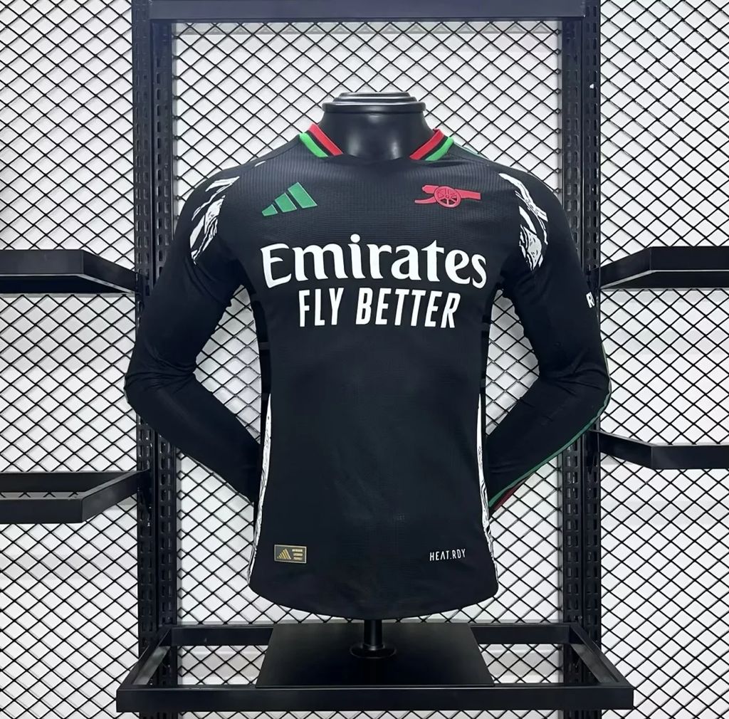 2024/2025 Long Sleeves Arsenal Away Player Version Football Shirt AAA fan-grade