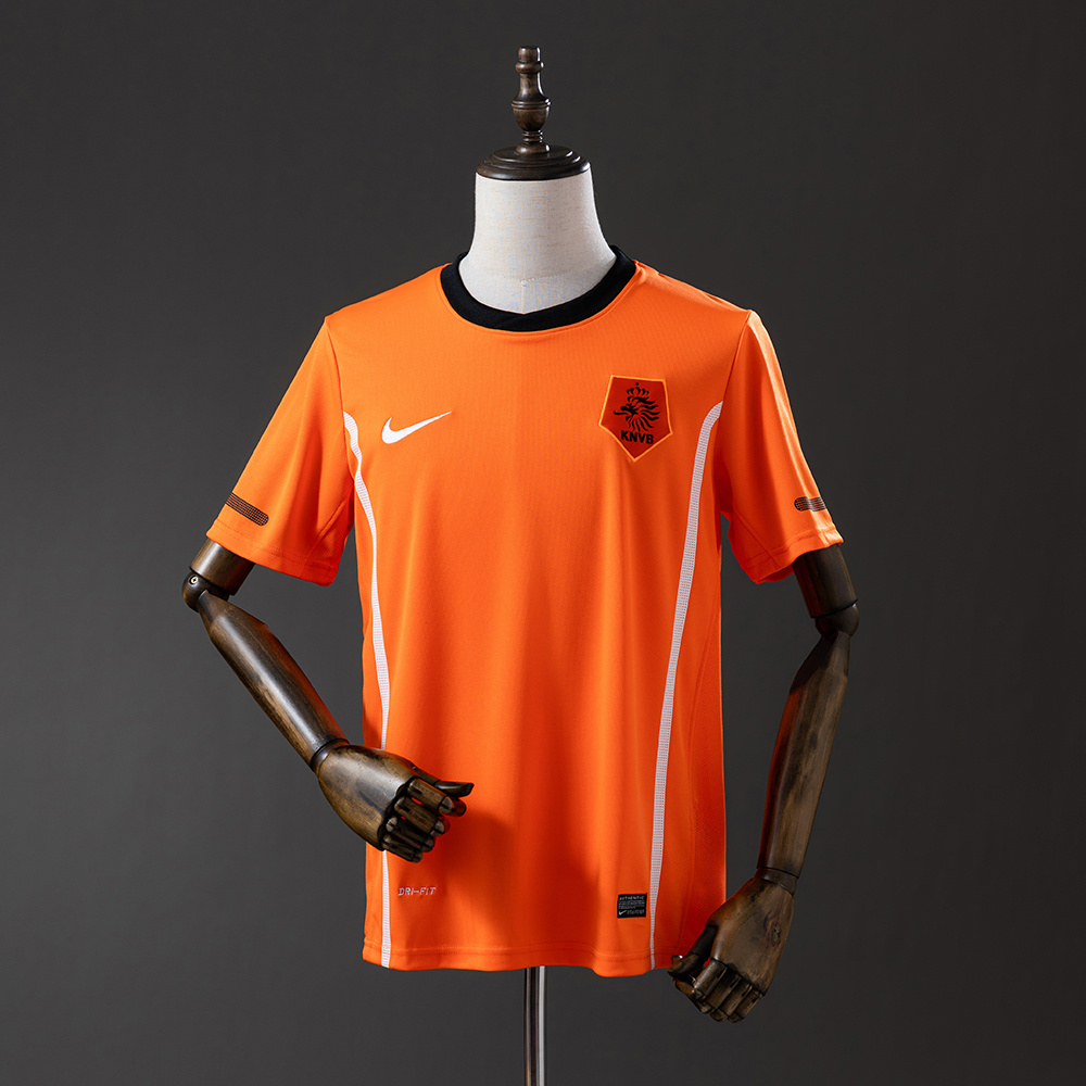 2010 Retro Países Bajos Selección Nacional Local Camiseta AAA calidad aficionado