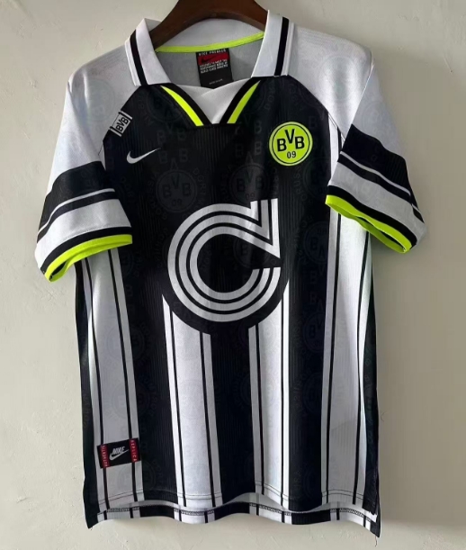 1995/1996 Retro Dortmund Away Football Shirt AAA fan-grade