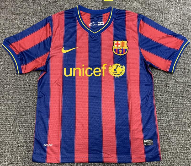 2009/2010 Retro Barcelona Heim Fußballtrikot Thai-Qualität