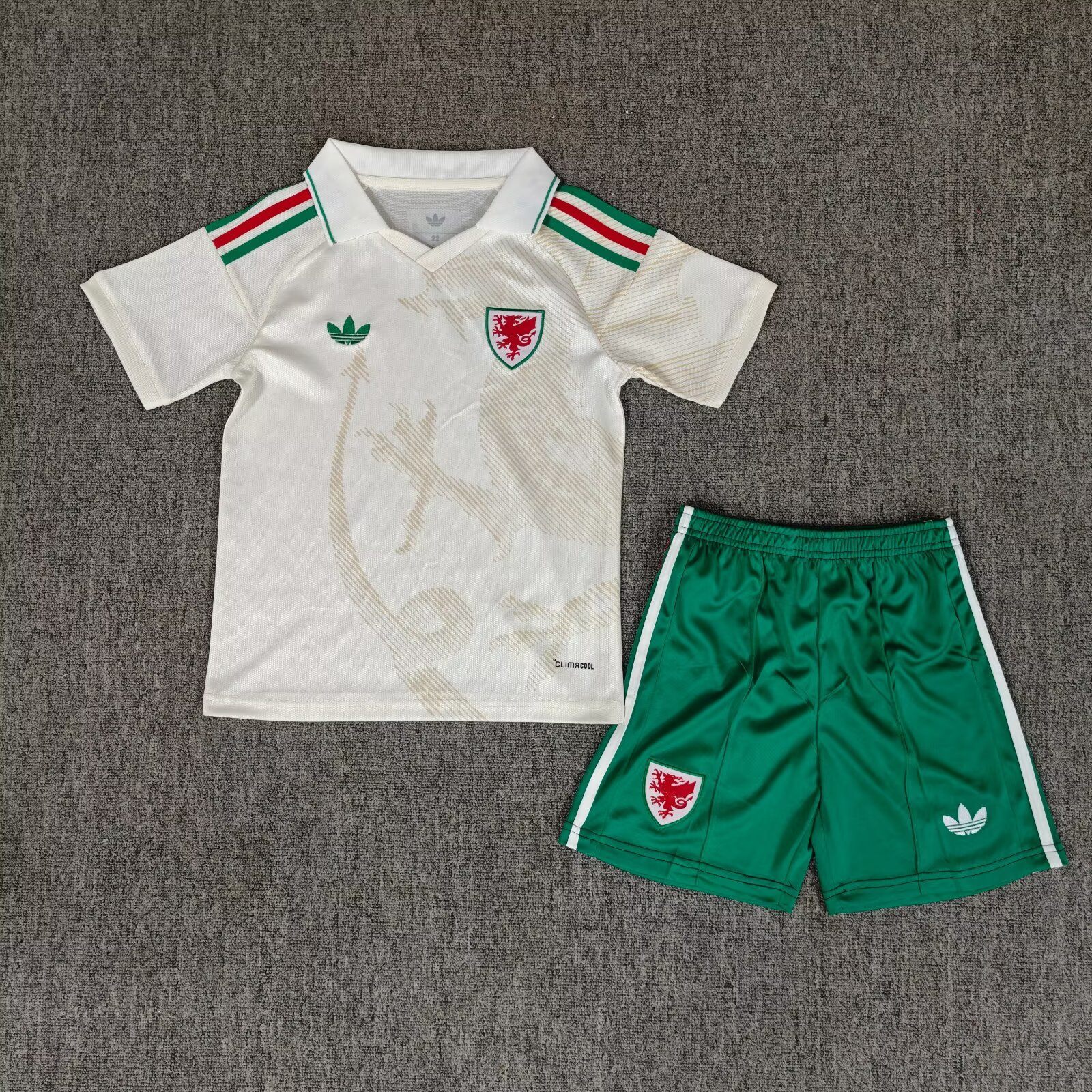 2026 Wales National Team Away Football Jersey 1:1 Thai Quality Kids Size