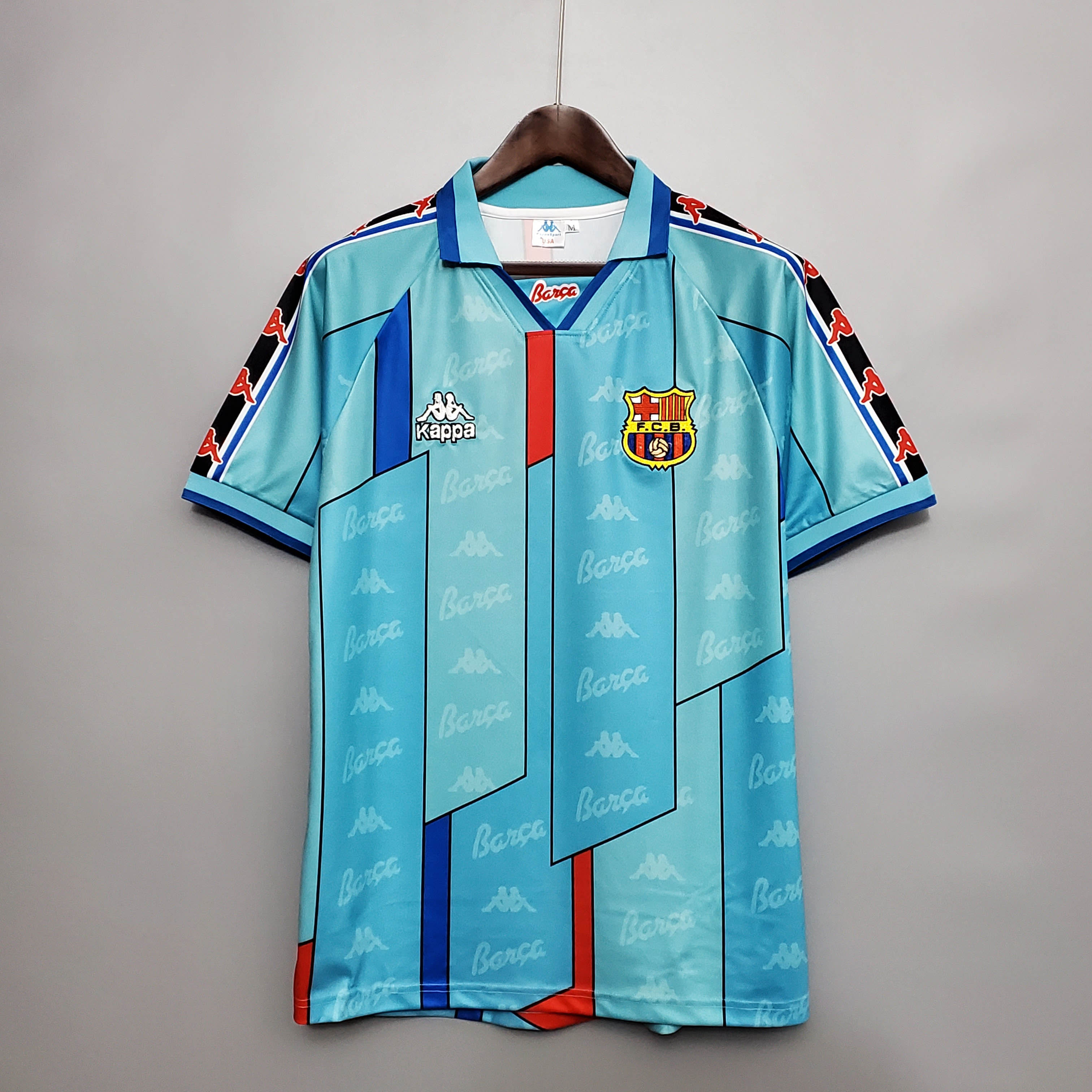 1996/1997 Retro Barcelona Auswärts Fußballtrikot AAA fan-gradät