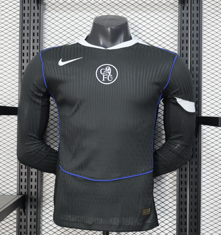 2025/2026 Long Sleeve Player Version Chelsea Third Away Football Shirt AAA fan-grade