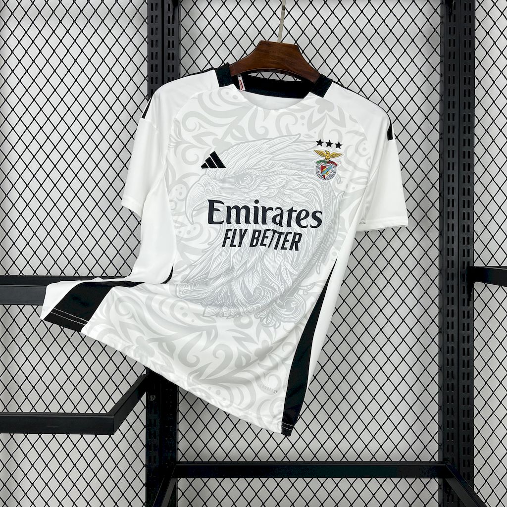 Camiseta de Fútbol Cuarta Visitante 2024/2025 del Benfica Calidad Tailandesa