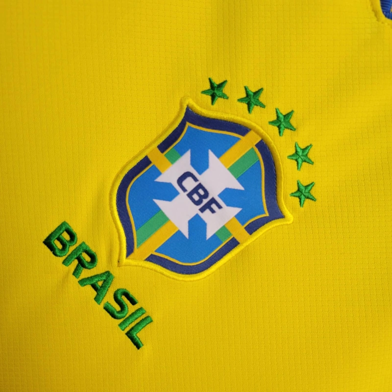 2025 Maillot Domicile Brésil AAA qualité fan — view 6