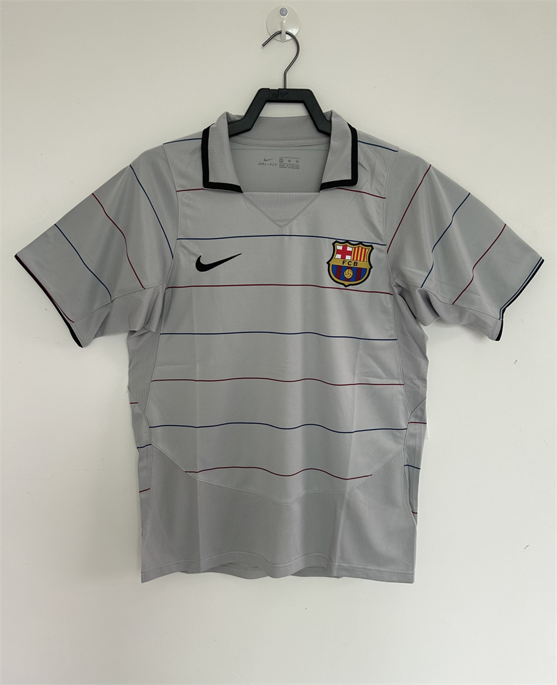 2003/2004 Retro Barcelona Auswärts Fußballtrikot Thai-Qualität
