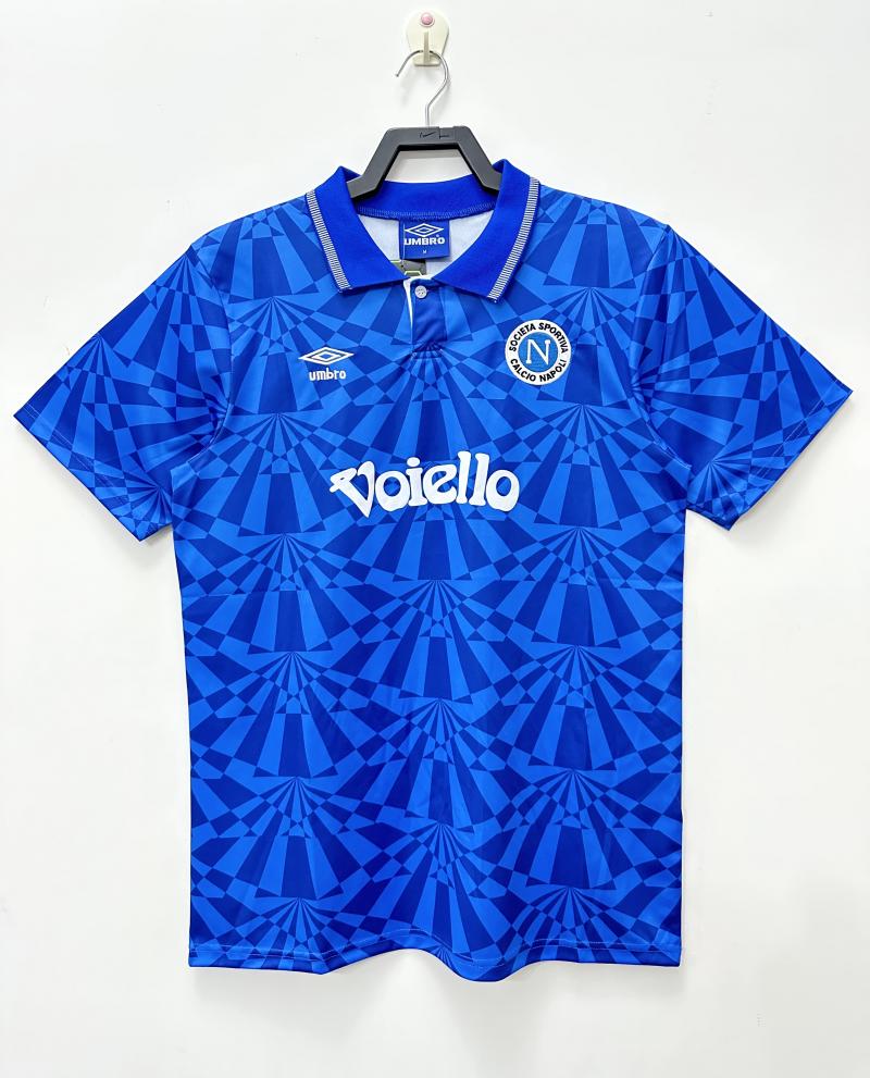Maillot Domicile Rétro Napoli 1991-1993 Qualité Thaï
