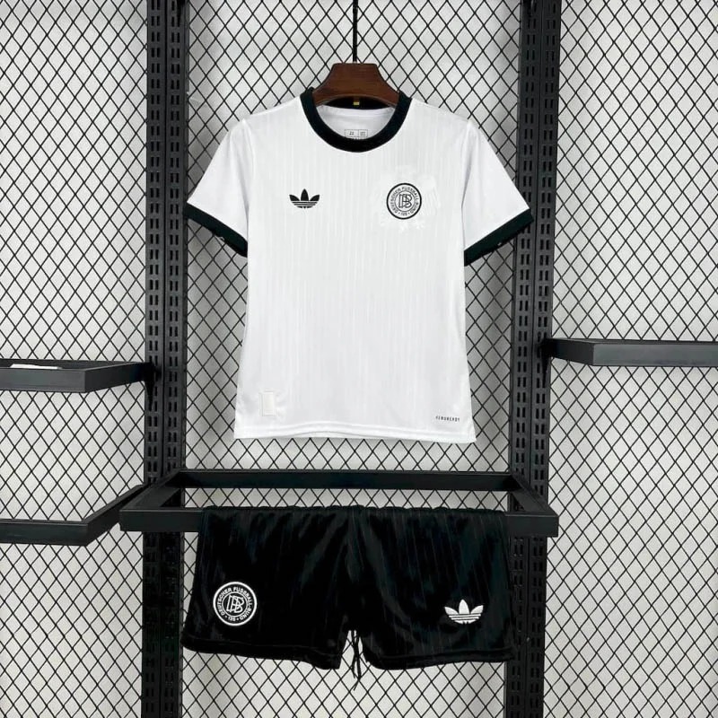 Maillot de football blanc édition 125e anniversaire Allemagne 2025 AAA qualité fan Taille enfant