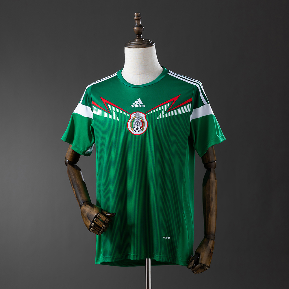 2014 Retro Mexico National Home Football Shirt AAA fan-grade