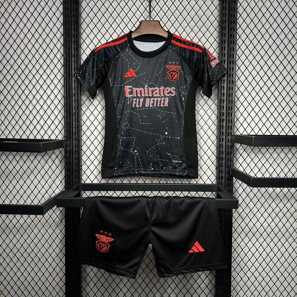 2024/2025 Camiseta Visitante Benfica Calidad Tailandesa Talla Infantil
