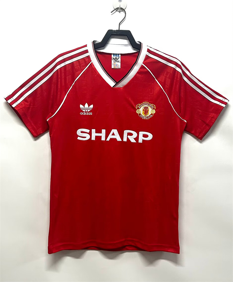 1988/1990 Retro Manchester United Home Football Shirt AAA fan-grade