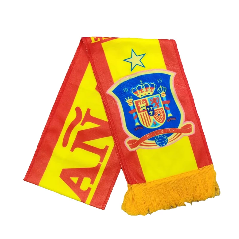 Spain Royal Crest Fan Soccer Scarf