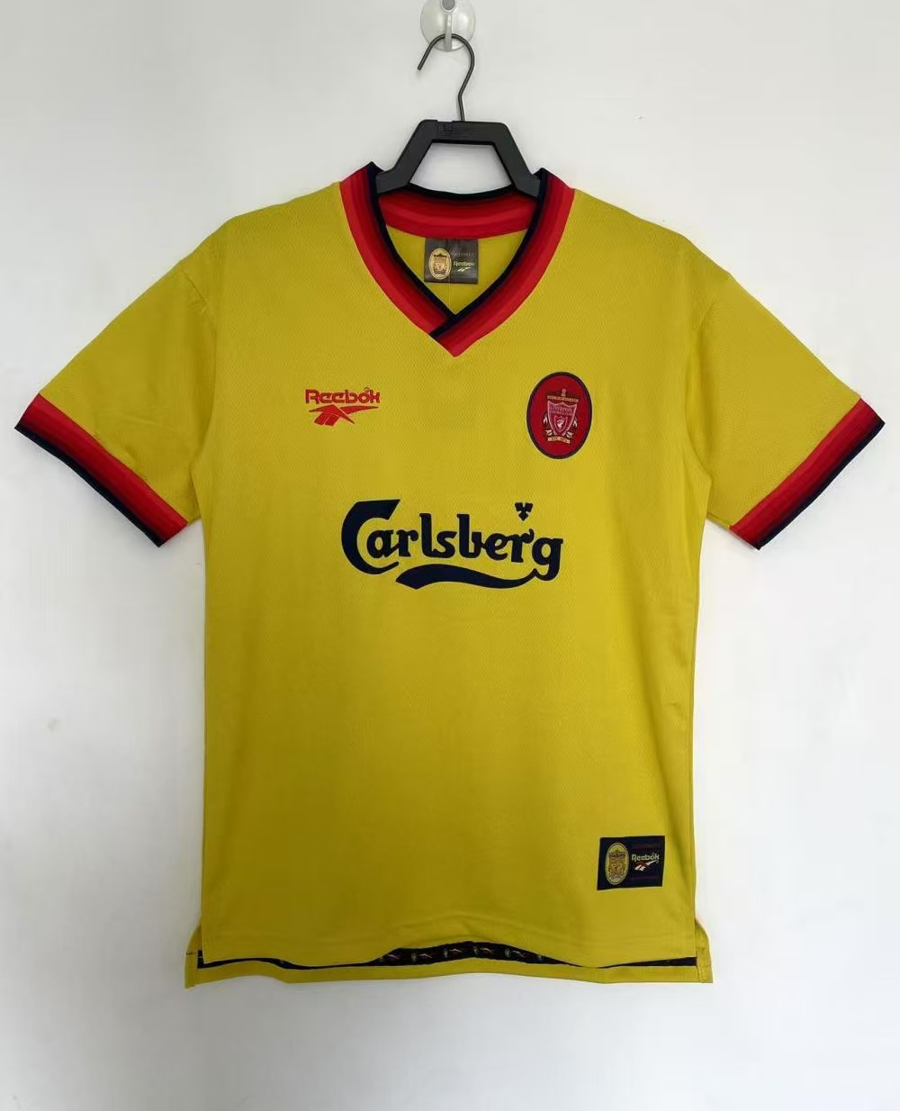 Camiseta de Fútbol Retro Visitante Liverpool 1997/1998 Calidad Tailandesa