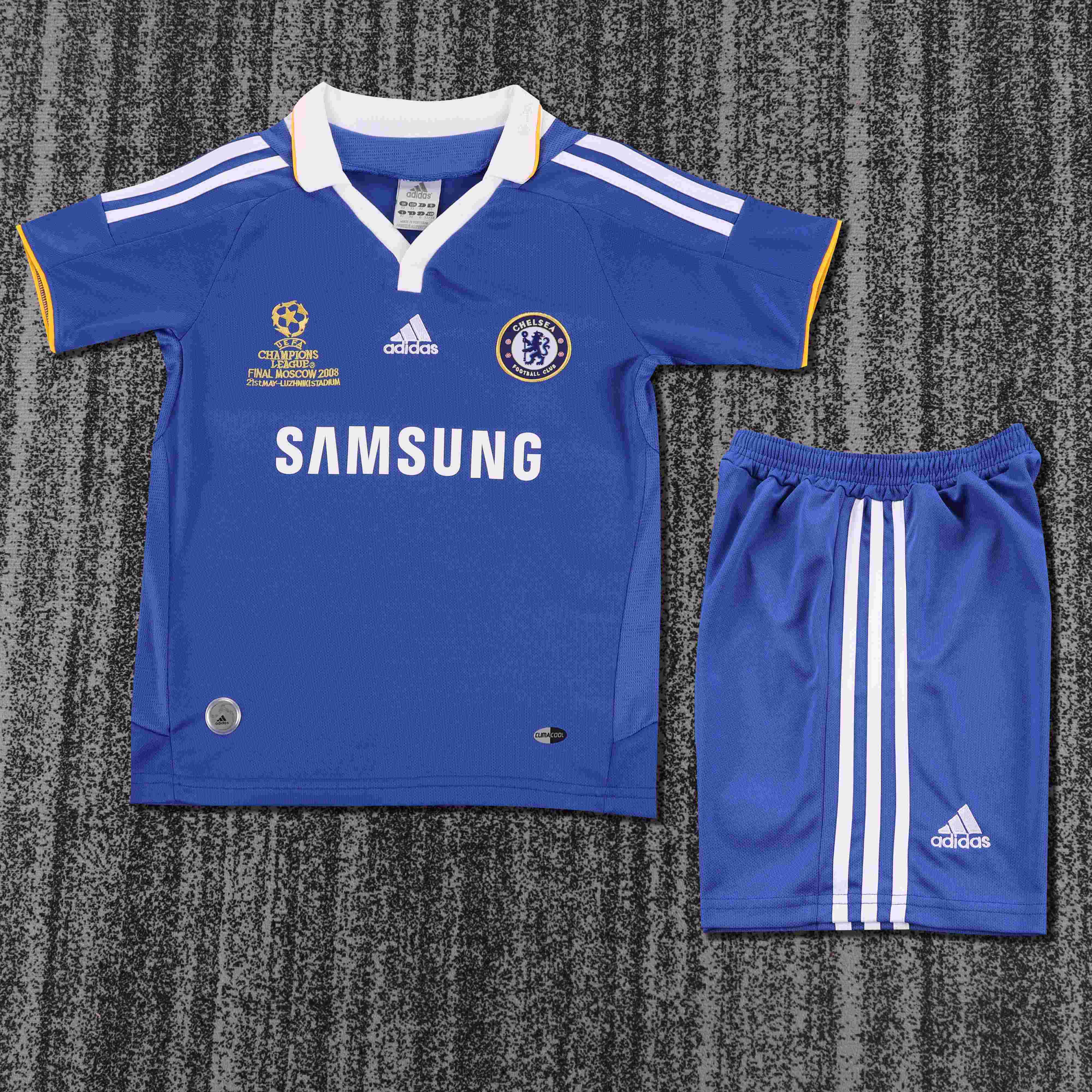 2008-2009 Retro Chelsea Home Football Jersey AAA fan-grade Kids Size
